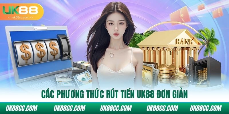 Các phương thức rút tiền UK88 đơn giản