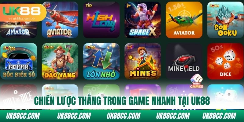 Chiến lược thắng trong game nhanh tại Uk88