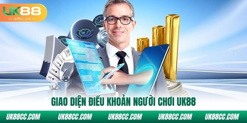 Giao diện điều khoản người chơi Uk88