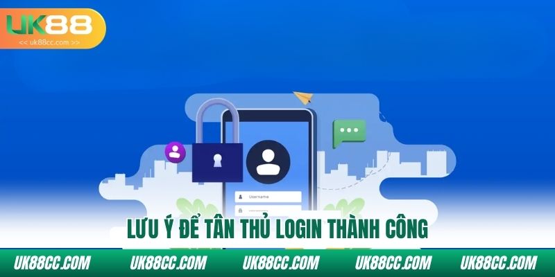 Lưu ý để tân thủ login thành công